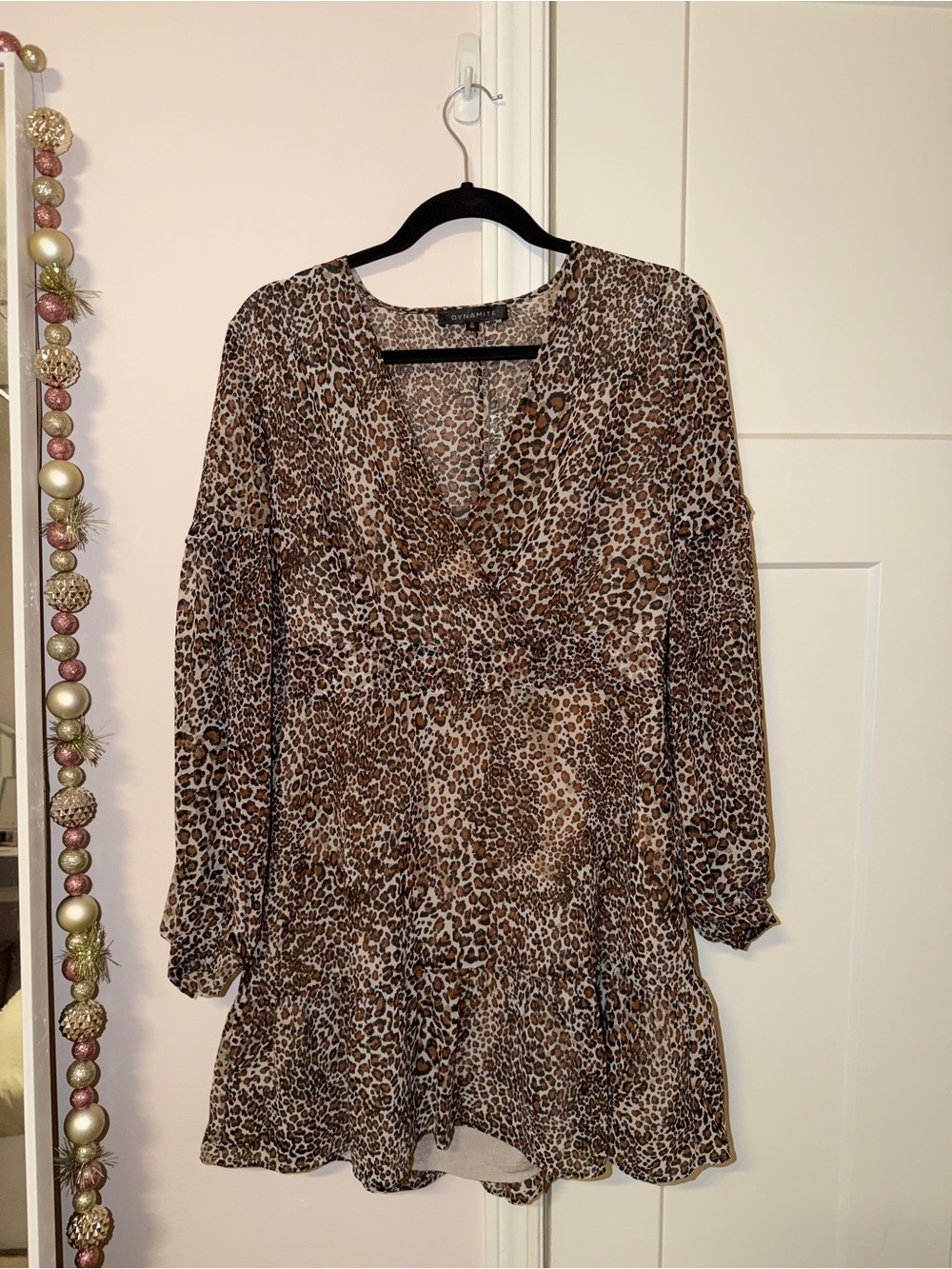 DYNAMITE LEOPARD PRINT DRESS